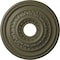 Ekena Millwork Orleans Ceiling Medallion (Canopies up to 4 5/8"), 17 5/8"OD X 3 5/8"ID X 1 7/8"P, Spartan Stone CM17OLSSF - alternate 1
